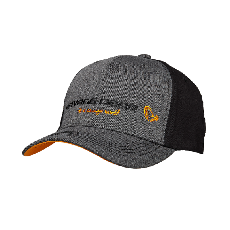 CAPPELLO DA PESCA STRIKE  TAGLIA UNICA GRIGIO MELANGE/NERO