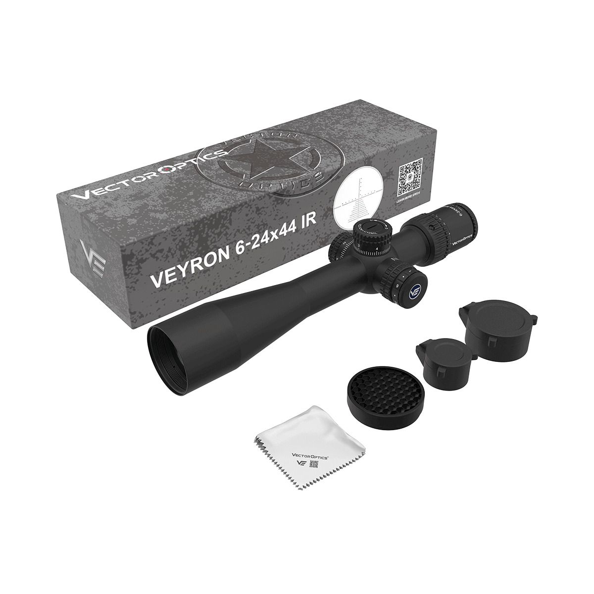 VECTOR OPTICS CANNOCCHIALE DA PUNTAMENTO COMPATTO VEYRON 6-24x44IR SPF