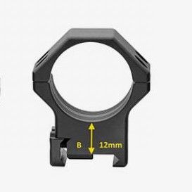 CONTESSA LIGHT PICATINNY RINGS - Ø 30 - H 12 mm 