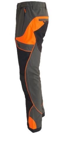 BLATEX PANTALONE FODERATO IN PILE VERDE E ARANCIO - 933.4