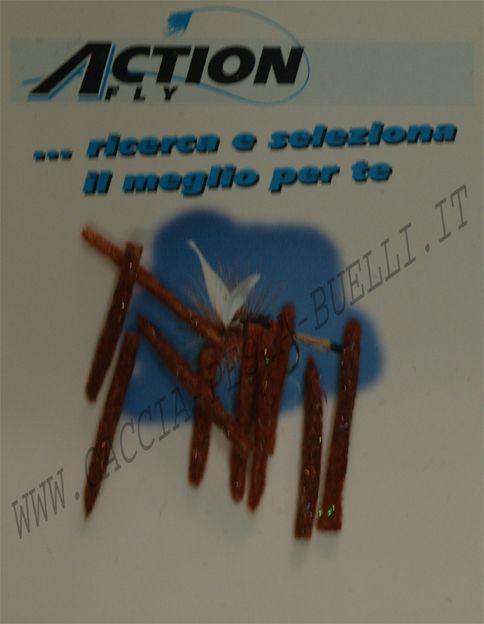 ACTION FLY EXTENDED BODY RUSTY BROWN SENZA CODA