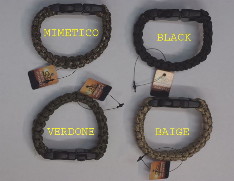BRACCIALETTO TATTICO NERO