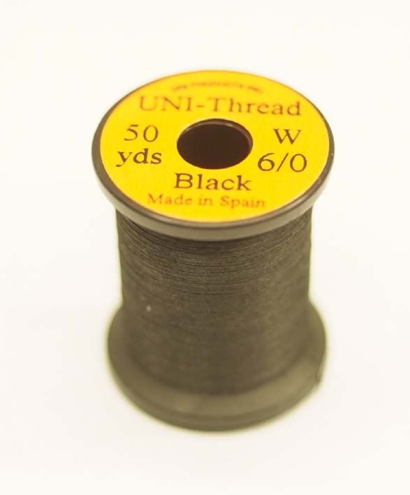 UNI-THREAD FILO DI MONTAGGIO 20DEN - BLACK
