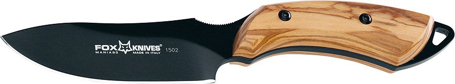 FOX COLTELLO DA CACCIA CON MANICO IN LEGNO DI ULIVO 1502 OL