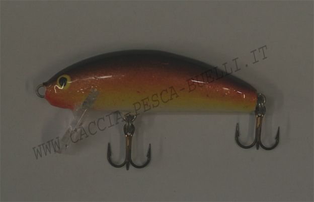 PELICAN SKIPPER 5CM GALLEGGIANTE ROSSO NERO ARANCIO