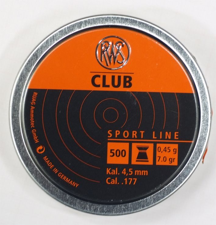 rws club piombini per carabina 4.5