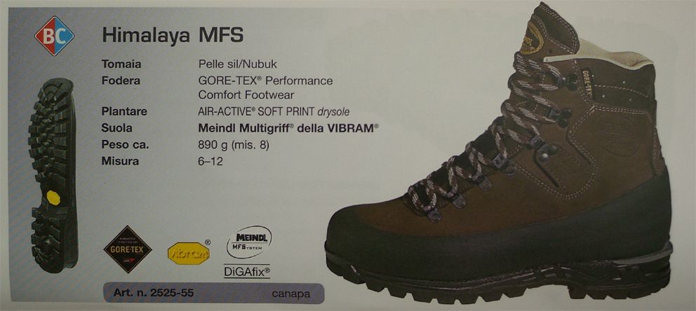 MEINDL SCARPONCINI HIMALAYA MFS - TG.43.5