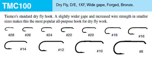 TIEMCO AMO MOSCA TMC-100 - MIS:12 - 100PZ
