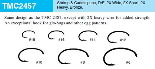 TIEMCO AMO MOSCA TMC-2457 - MIS:10 - 25PZ