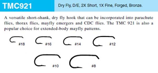 TIEMCO AMO MOSCA TMC-921 - MIS:16 - 25PZ