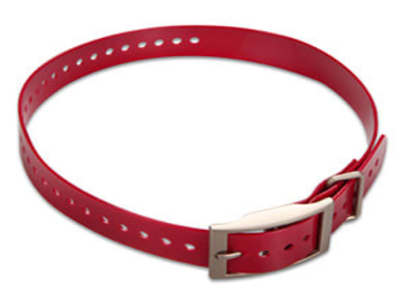 COLLARE IN BIOTHANE GARMIN DA 2.5CM COLORE ROSSO