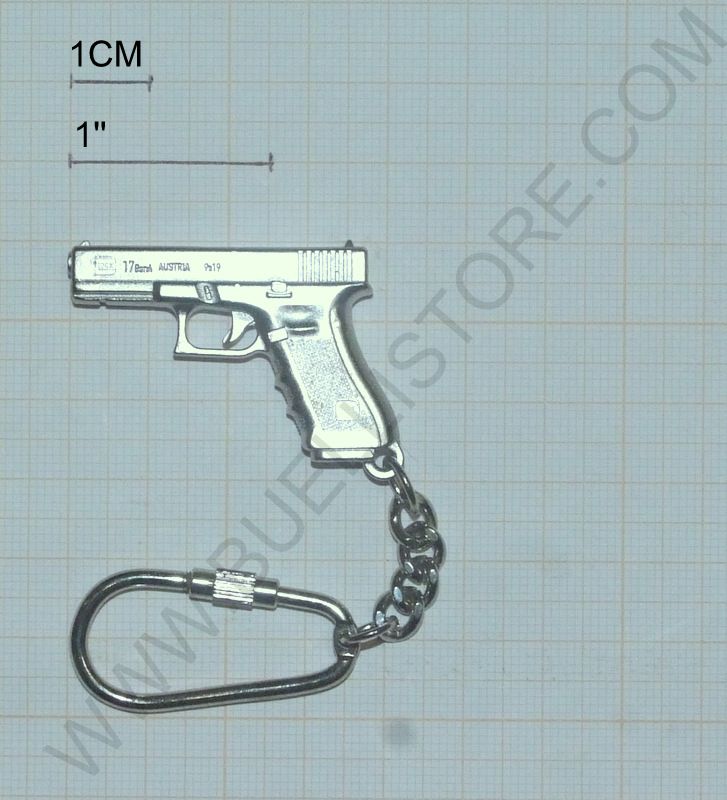 GLOCK PORTACHIAVE PISTOLA GEN4-NICKEL