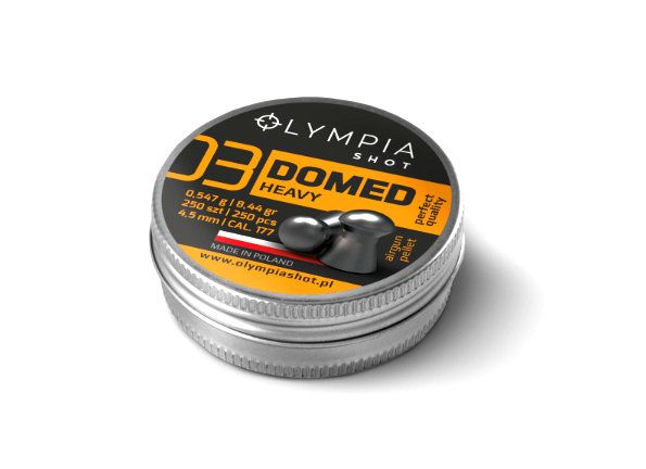 OLYMPIA SHOT DOMED HEAVY 0.547g cal. 4,5 (.177) - 250pz.