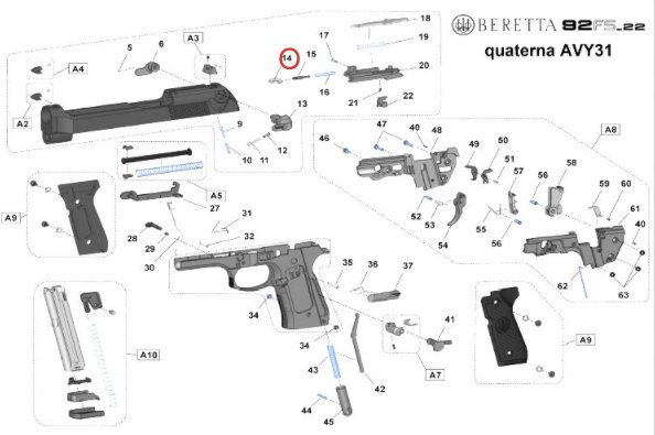ESTRATTORE - n° ESPLOSO 14