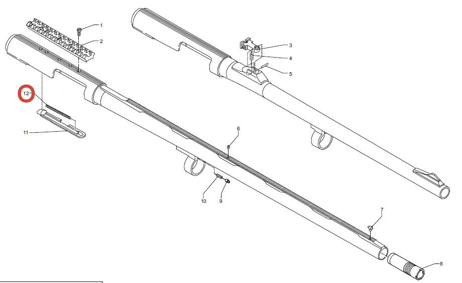 BENELLI MOLLA ESPULSORE PER Super Black Eagle / Super Black Eagle II