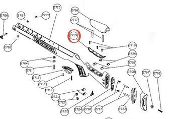 HATSAN n° ESPLOSO 2719 COVER DELLA GUANCIA 