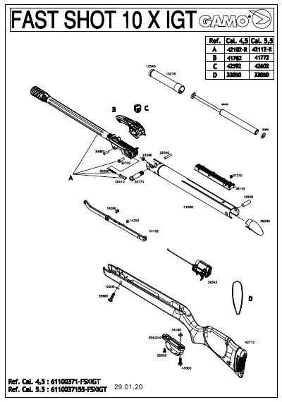 ESPLOSI GAMO CARABINE 