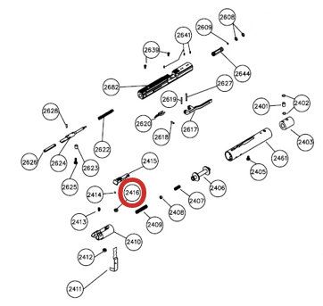 HATSAN n° ESPLOSO 2416 DADO M4
