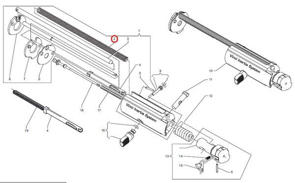 BENELLI MOLLA DI RECUPERO OTTURATORE PER VINCI E SUPERVINCI 