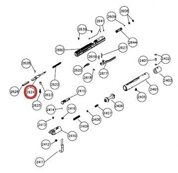 HATSAN n° ESPLOSO 2624-2 PERCUSSORE cal. 5,5 