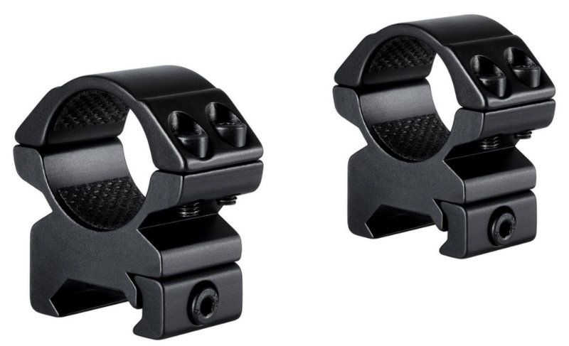 HAWKE ATTACCO MATCH DA 1 POLLICE CON PROFILO MEDIO PER SLITTE PICATINNY WEAVER