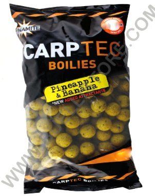 DYNAMITE BAITS BOILIES CARP TEC PINEAPPLE & BANANA 15 mm - 2 KG 