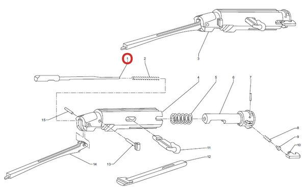 BENELLI ARMI PERCUSSORE PER SL80 E PASION cal.12