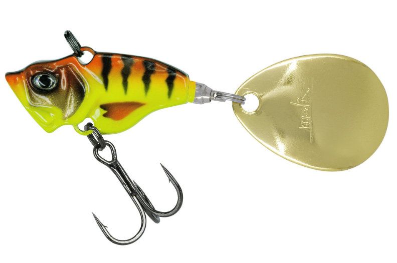 MOLIX - TRAGO SPIN TAIL - 1/2 oz /14 grammi - #PS02 RED YELLOW TIGER UV