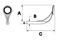 ANELLO FUJI PER PUNTALE DIAMETRO 1.4 mm