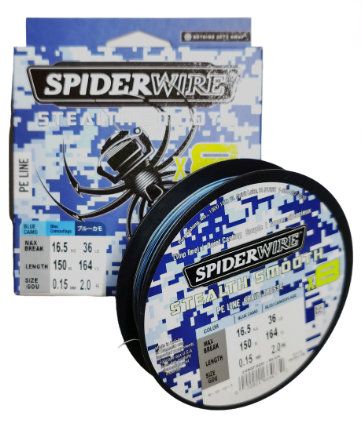 SPIDER WIRE STEALTH SMOOTH X8 BLUE CAMO 0.13