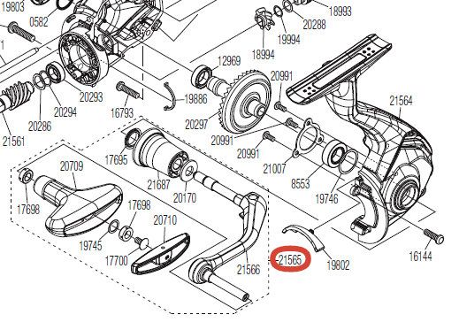 SHIMANO HANDLE ASSEMBLY - MANOVELLA
