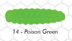 MAJORA BY FABIO ZENI | FAT HONEY 1'' x6 - COL.14 POISON GREEN