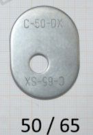 BERETTA PIASTRINA PIEGA CALIBRO 12-20-28  50 / 65