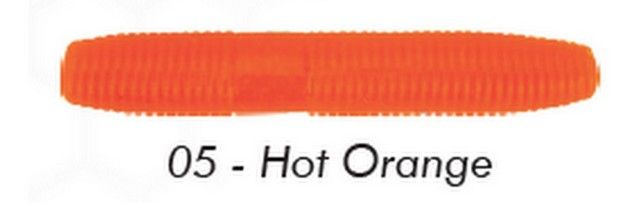 MAJORA BY FABIO ZENI | FLEXO WORM 1,5'' - COL.05 HOT ORANGE