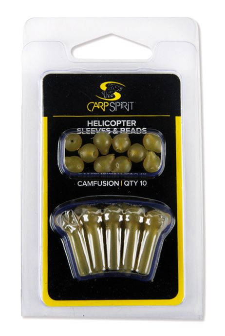 CARP SPIRIT - HELICOPTER SLEEVE & BEADS - GUAINA E PERLINA PER MONTATURE HELICOPTER RIG