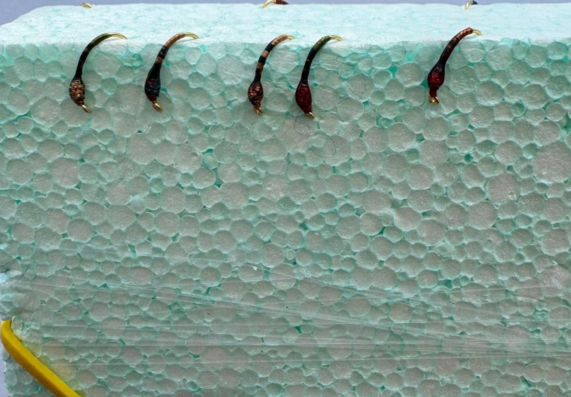 MONTATURA 10 AMI DEL 14 - SFUMATA N. 1 - NOCCIOLINO, MARRONE, BLU E VERDE