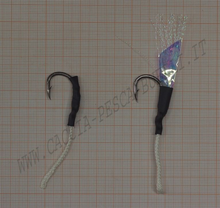 ALPHA TACKLES NORMAL HOOK TYPE 2/0 CRISTAL