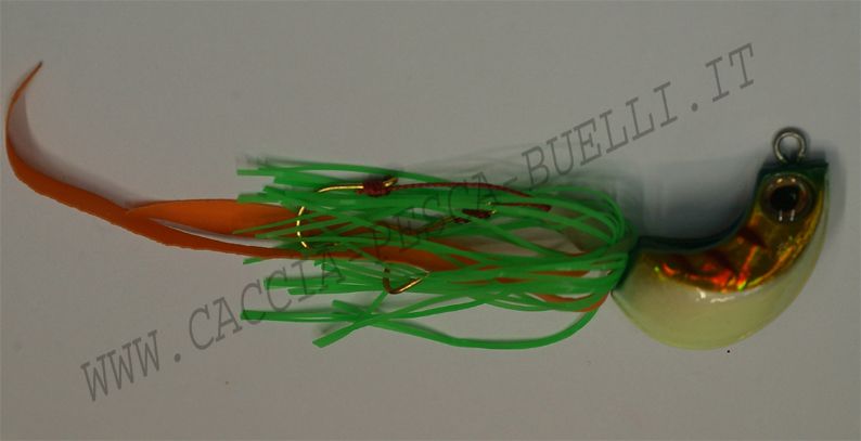ALPHA TACKLES SALTY RUBBER JIG COL:13AT