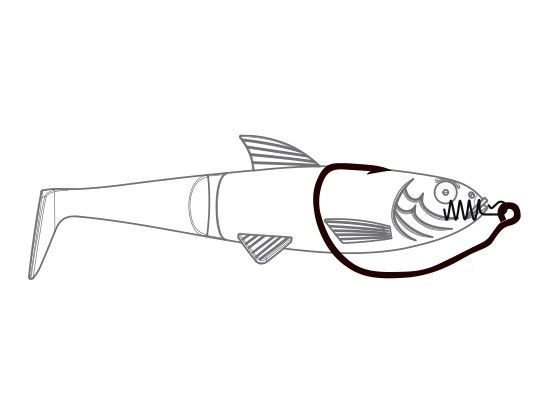 OMTD BIG SWIMBAIT HOOK SERIE OH2400