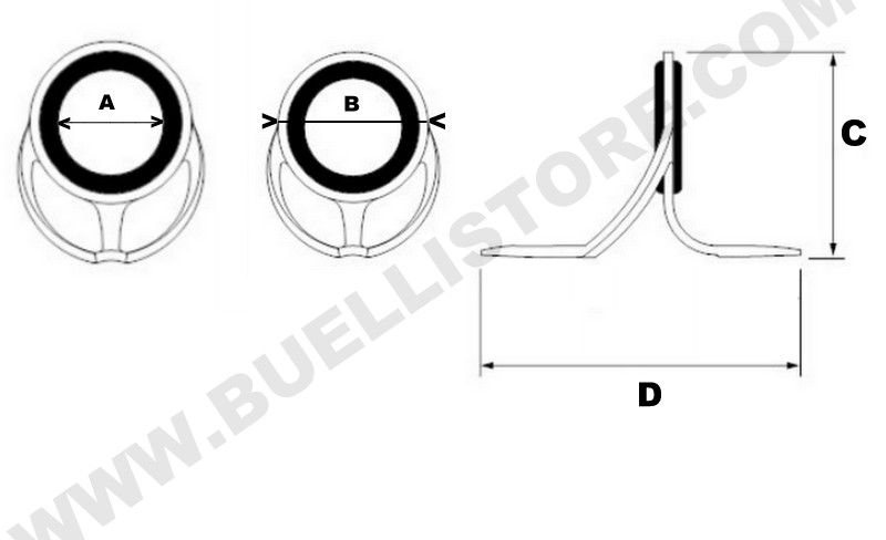 ANELLO PASSAFILO PER CANNE DA MOSCA - TELAIO BLACK NICKEL - PIETRA TITANIA RING - SERIE BTSG