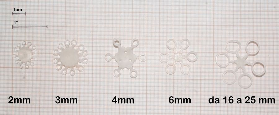 ANELLI ELASTICI PER ESCHE STONFO - DISPONIBILI IN VARIE MISURE