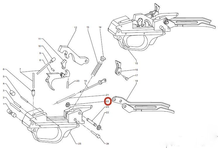 BENELLI ANELLO D'ARRESTO / ANELLO DI SICUREZZA PER PERNO ELEVATORE