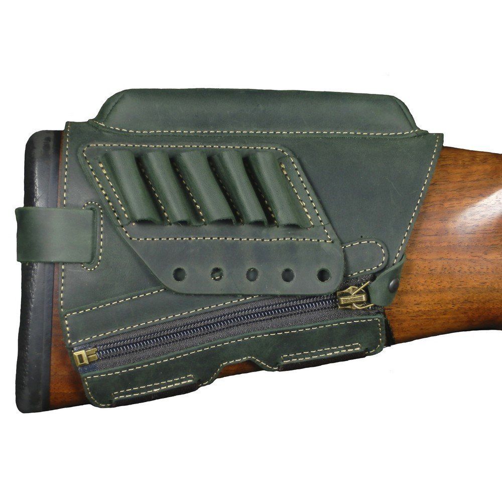 ARTIPEL ALLINEATORE IN PELLE CON PORTACOLPI E ZIP 20mm - VERDE