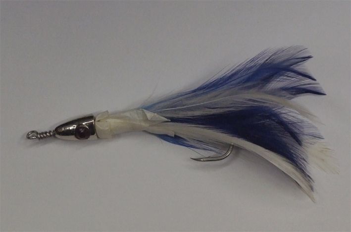 ARTIFICIALE TRAINA BIANCO-BLU 30G
