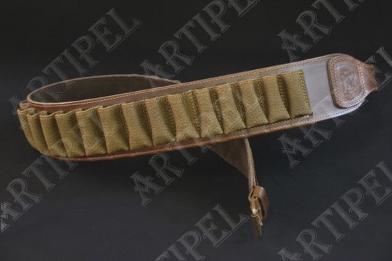 ARTIPEL CARTUCCERA IN PELLE PER CAL.12 - 26 CELLE