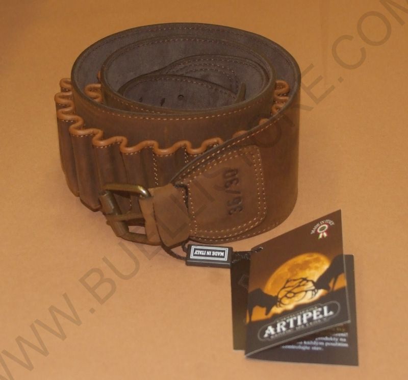ARTIPEL CARTUCCERA 30 CELLE IN PELLE PER CALIBRO 36 / 410