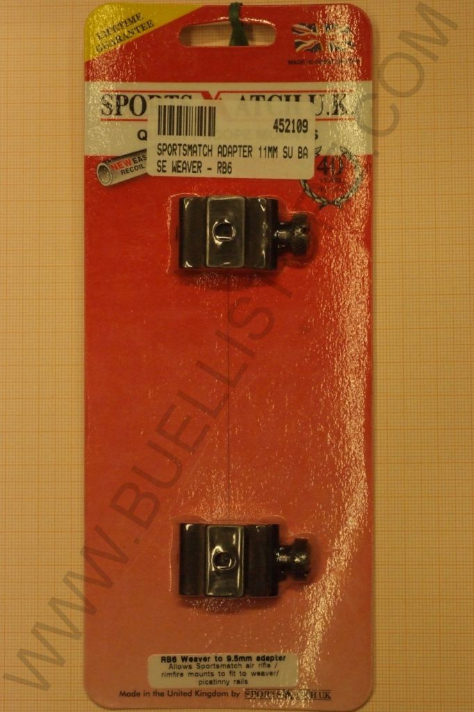 ADATTATORE SPORT MATCH PER SLITTE WEAVER A SLITTE DA11mm