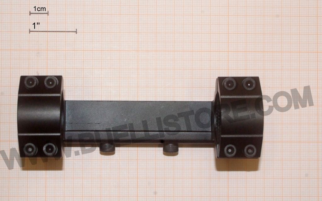 HAWKE MATCH MOUNT - ATTACCO UNITO PER OTTICHE CON TUBO DA 1''  PER SLITTE DA 11 MM - PROFILO ALTO