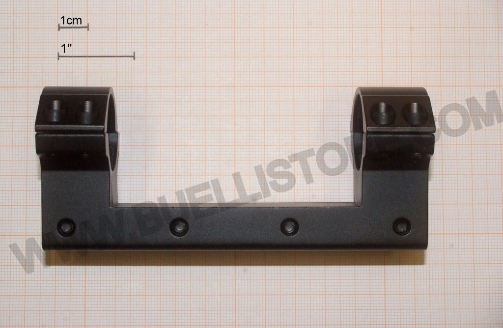 HAWKE MATCH MOUNT - ATTACCO UNITO PER OTTICHE CON TUBO DA 1''  PER SLITTE DA 11 MM - PROFILO ALTO