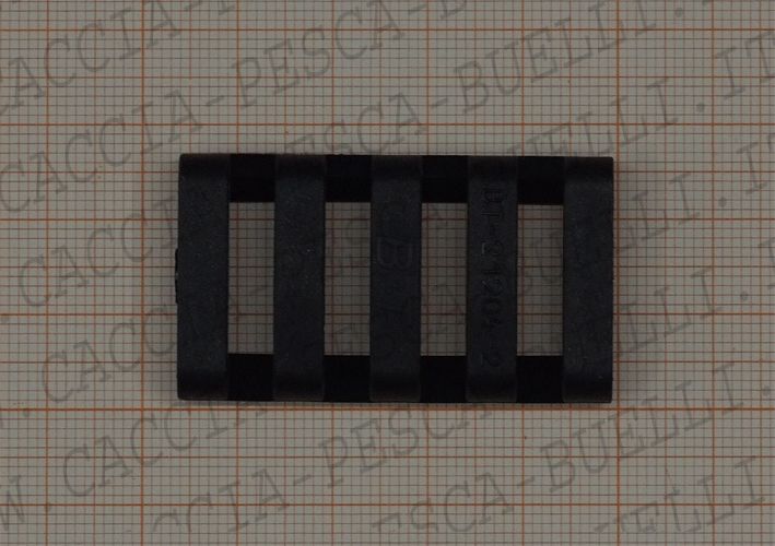 B&T PROTEZIONE PER SLITTE WEAVER - IN GOMMA NERA 4.5 cm 